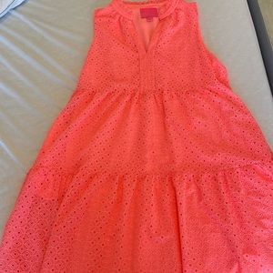 Lilly Pulitzer hot pink sleeveless dress never worn